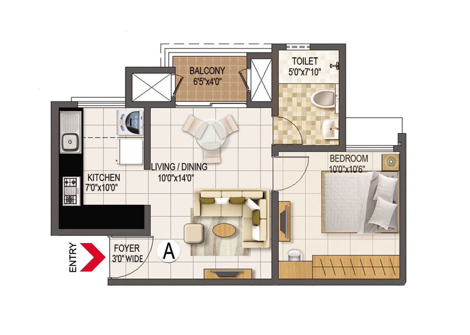 Prestige Primrose hills Floor Plan