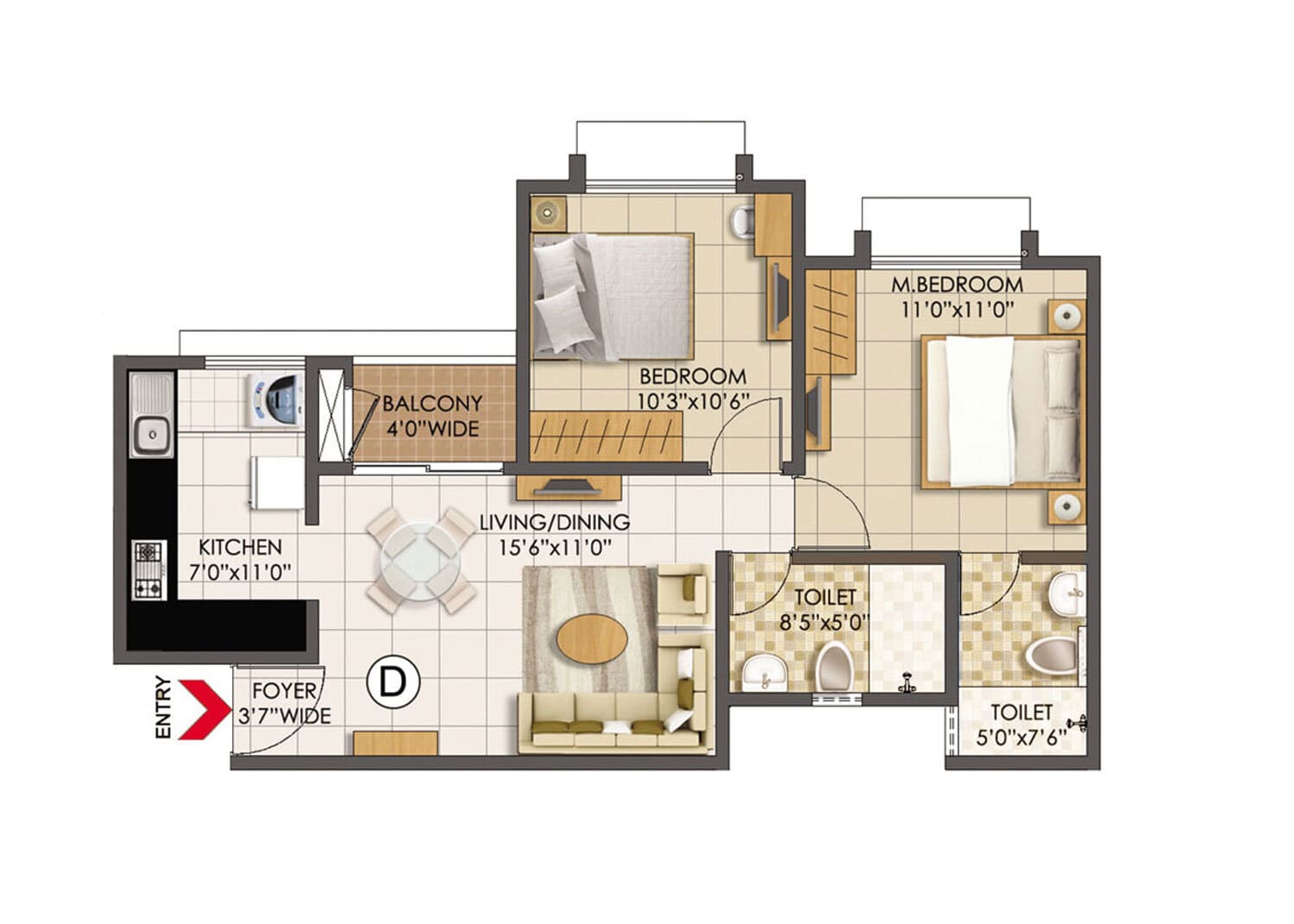 Prestige Primrose hills Floor Plan